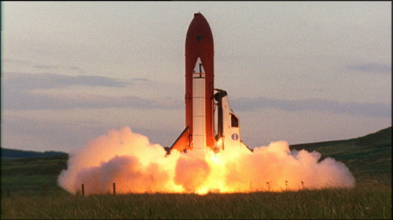 The Reliant Robin Space Shuttle from the BBC's Top Gear.