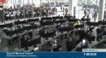 SpaceX mission control in Hawthorn, Calif., moments before launch (SpaceX)