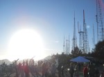 The crowds of astronomers atop Mt. Wilson, Calif., during the Astronomers Without Borders Venus transit event on June 5, 2012.